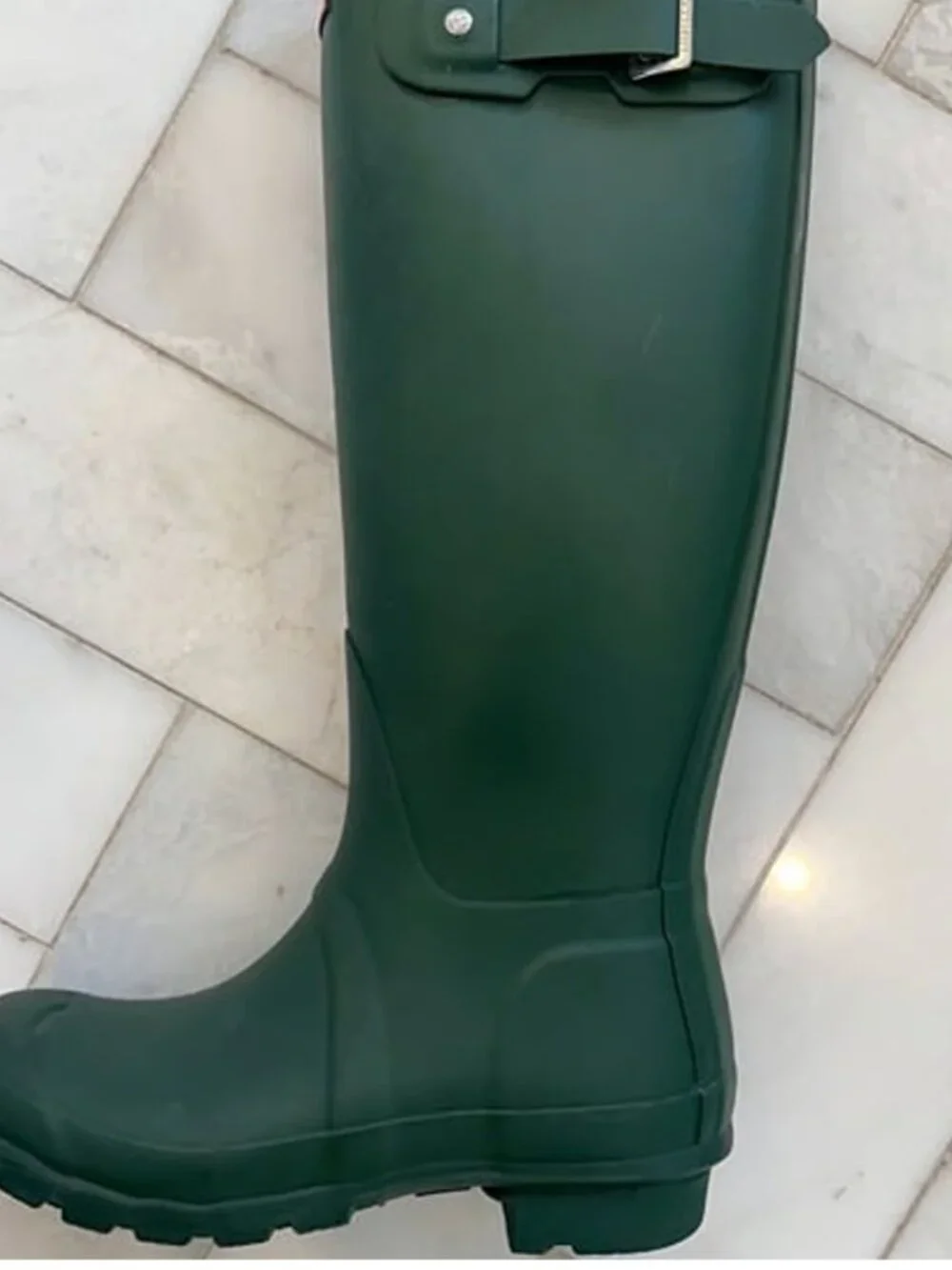 NWOT Hunter Women's Original Tall Rain Boots - Green size 6